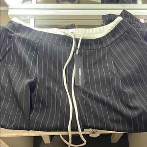 Fashion Nova Black Pinstripe Pants